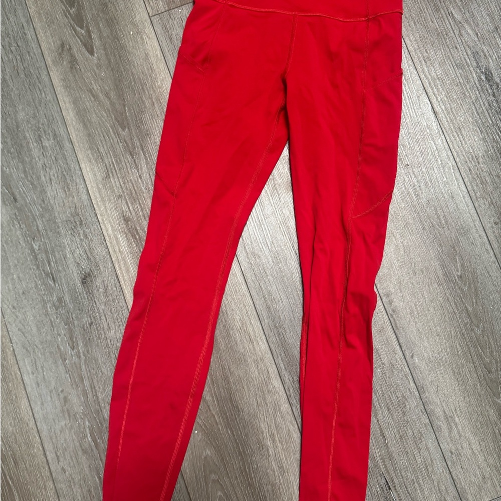 LULULEMON Red Leggings